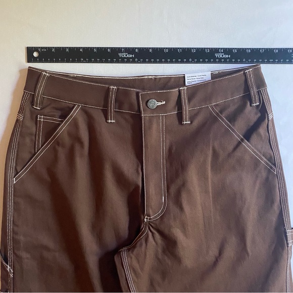 Nike SB Carpenter Pants Mens 32 Brown Baggy Skater Straight Leg Loose Fit Y2K - Picture 13 of 16